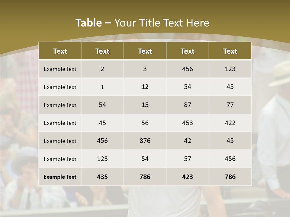 Compete Tournament White PowerPoint Template
