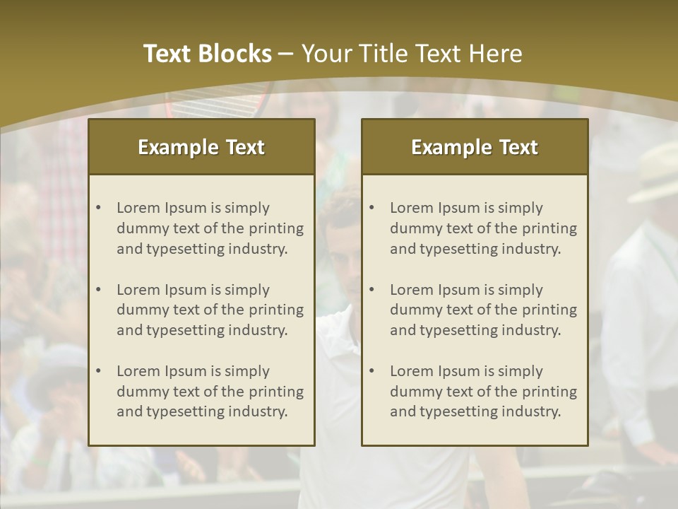 Compete Tournament White PowerPoint Template