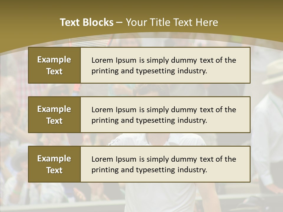 Compete Tournament White PowerPoint Template