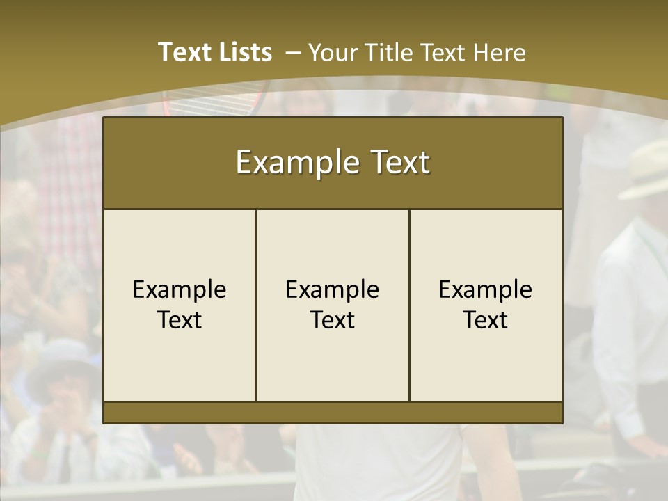 Compete Tournament White PowerPoint Template