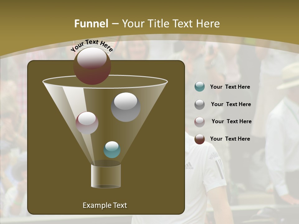 Compete Tournament White PowerPoint Template