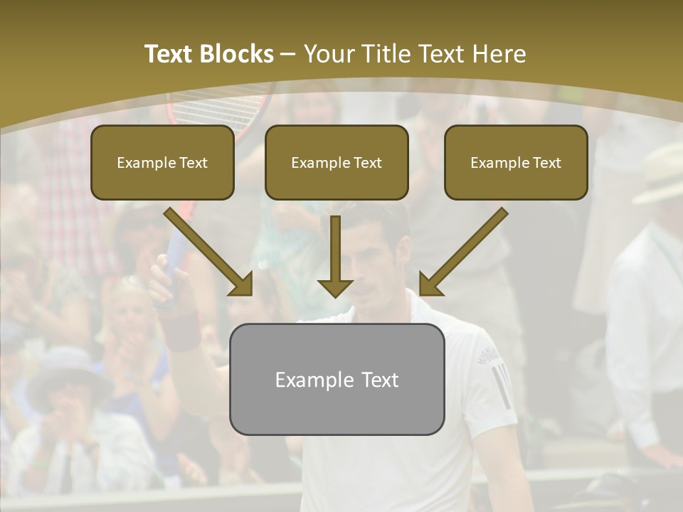 Compete Tournament White PowerPoint Template