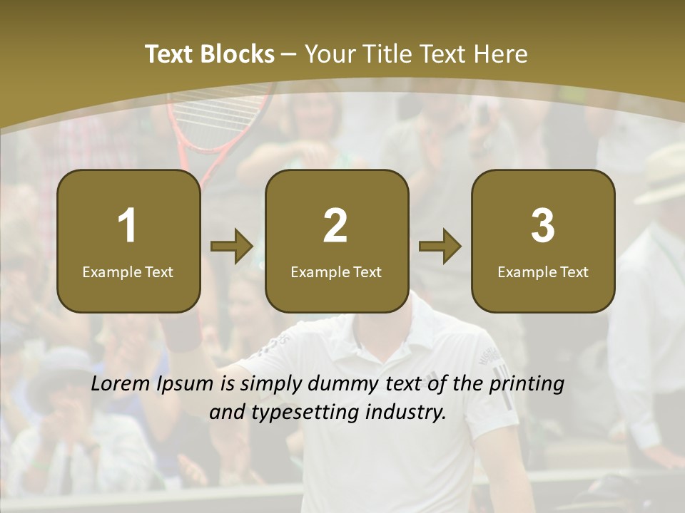 Compete Tournament White PowerPoint Template
