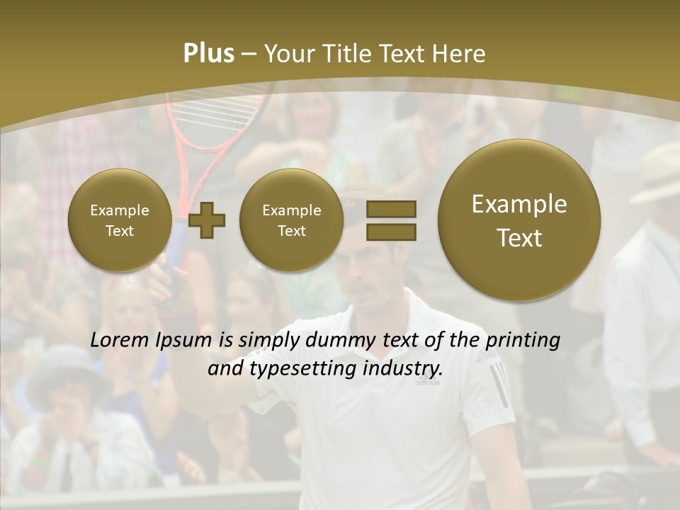 Compete Tournament White PowerPoint Template