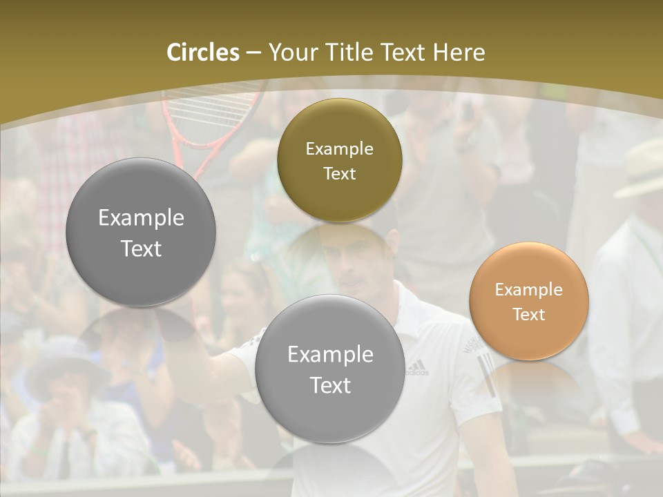 Compete Tournament White PowerPoint Template