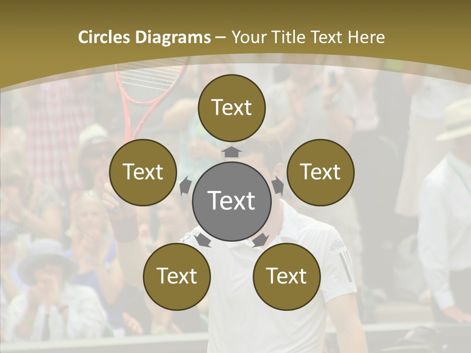 Compete Tournament White PowerPoint Template
