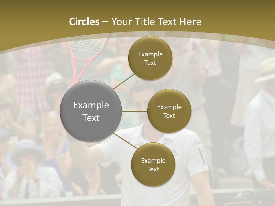 Compete Tournament White PowerPoint Template
