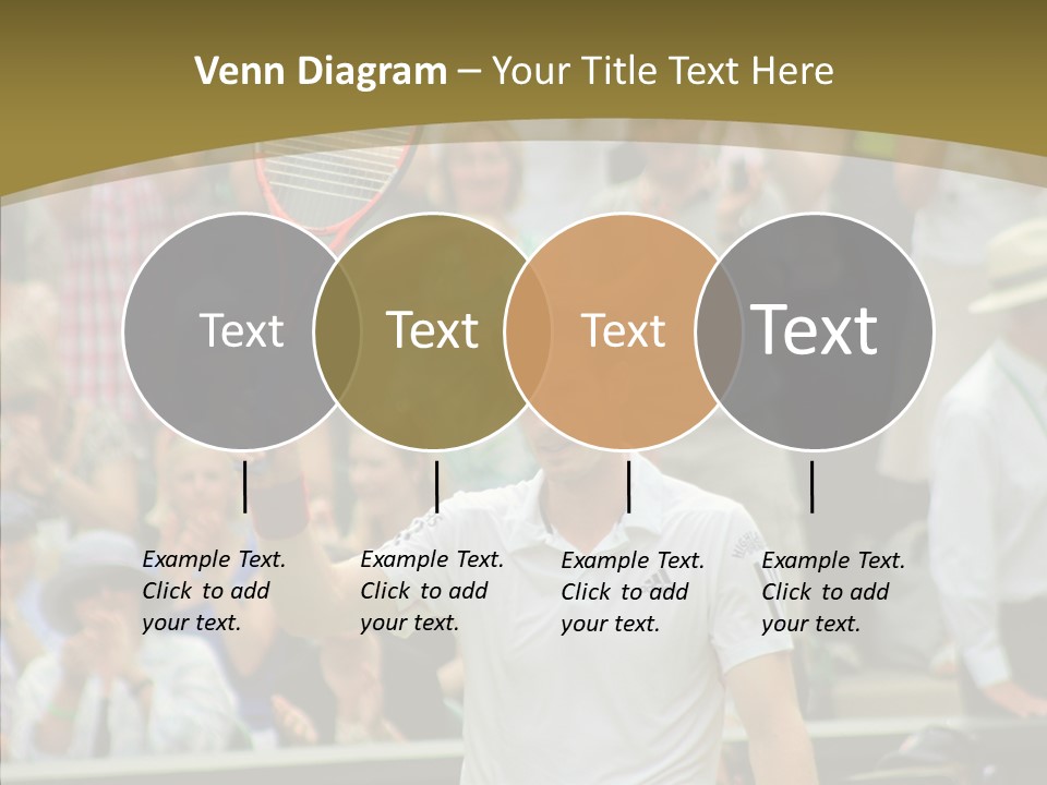Compete Tournament White PowerPoint Template