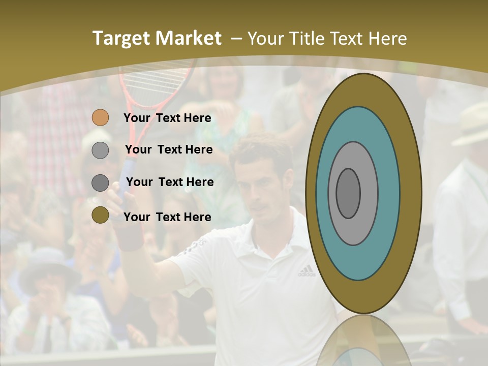 Compete Tournament White PowerPoint Template