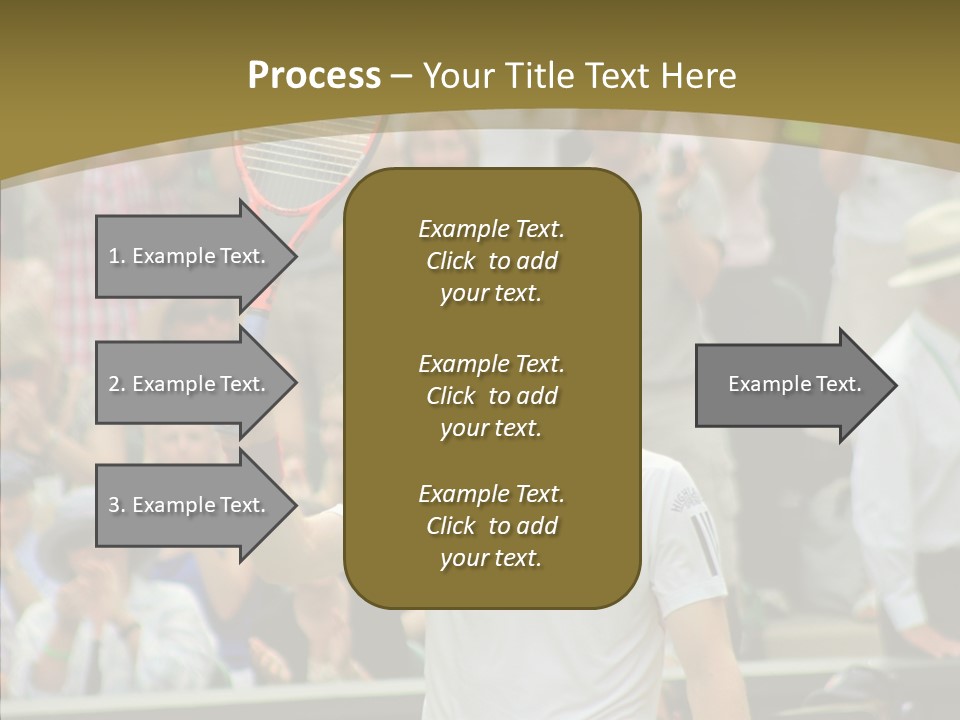 Compete Tournament White PowerPoint Template