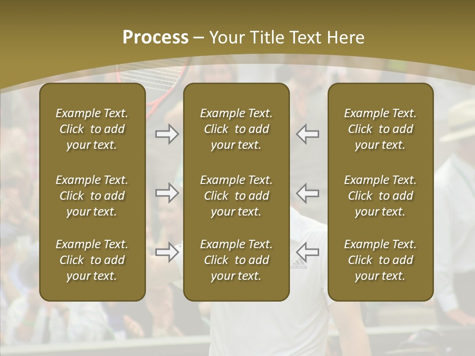 Compete Tournament White PowerPoint Template