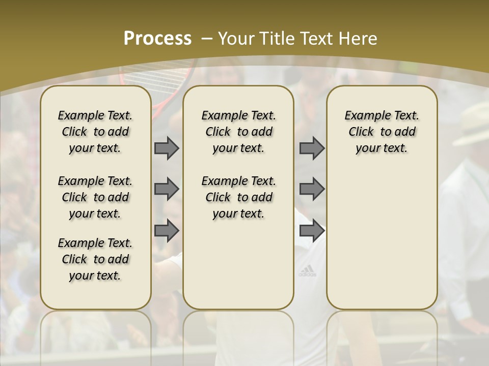 Compete Tournament White PowerPoint Template