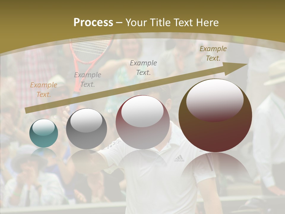 Compete Tournament White PowerPoint Template