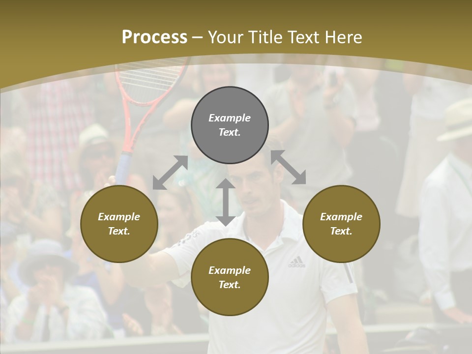 Compete Tournament White PowerPoint Template