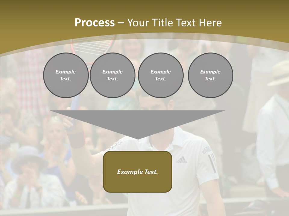 Compete Tournament White PowerPoint Template
