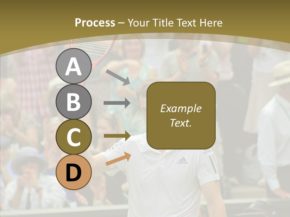 Compete Tournament White PowerPoint Template