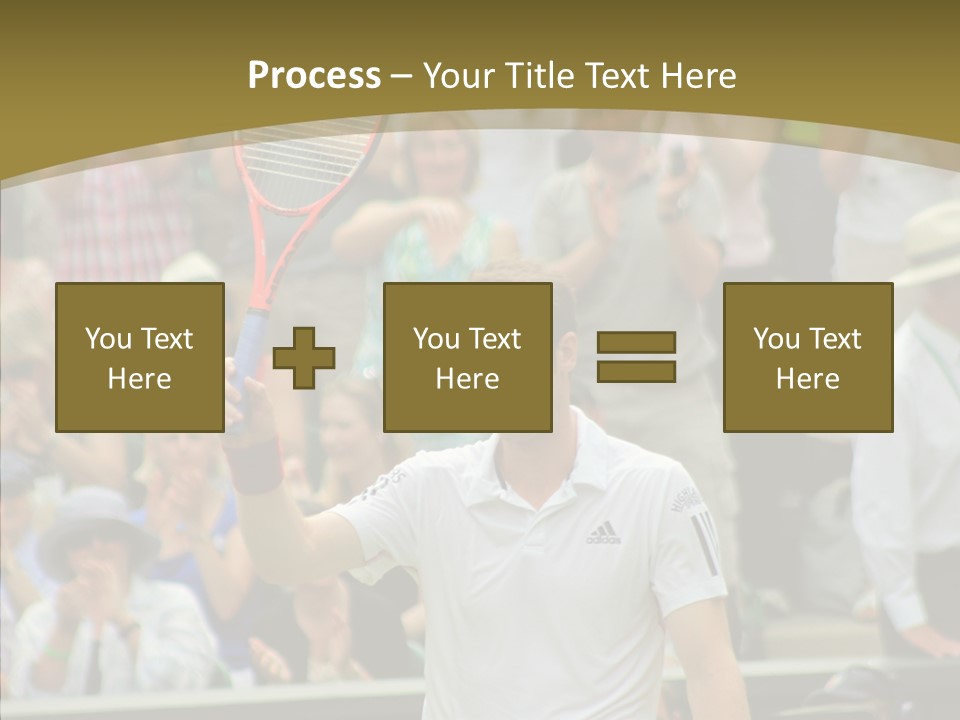 Compete Tournament White PowerPoint Template