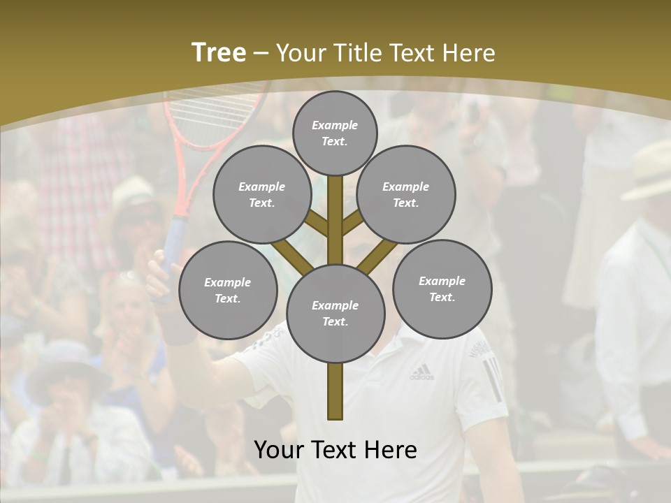 Compete Tournament White PowerPoint Template