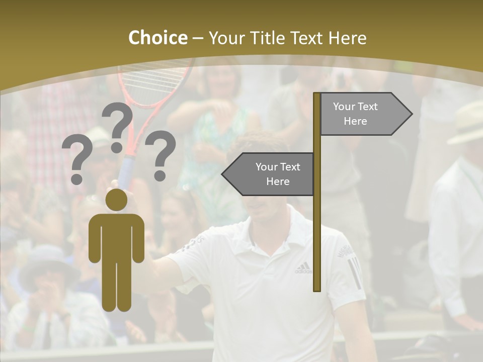 Compete Tournament White PowerPoint Template