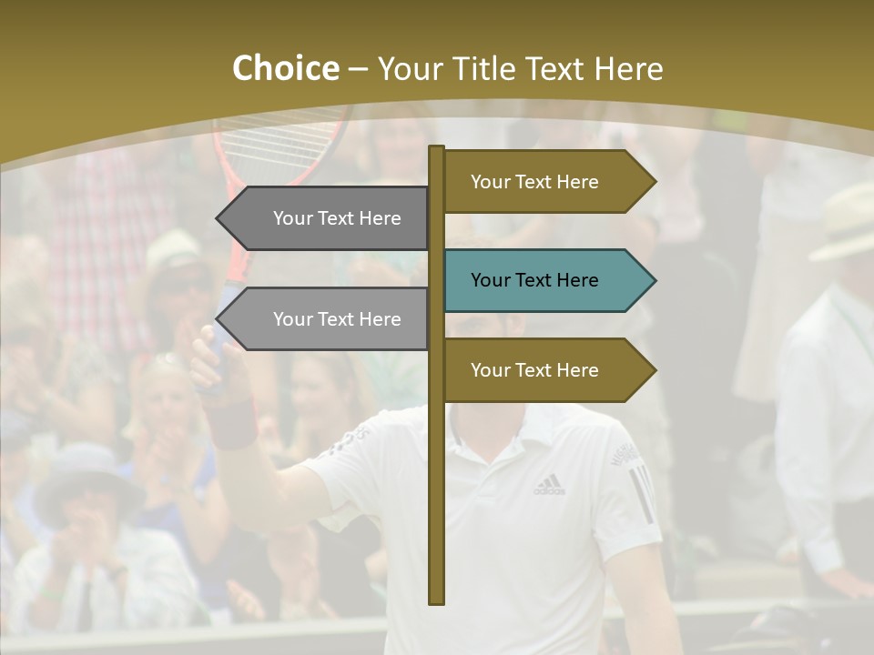 Compete Tournament White PowerPoint Template