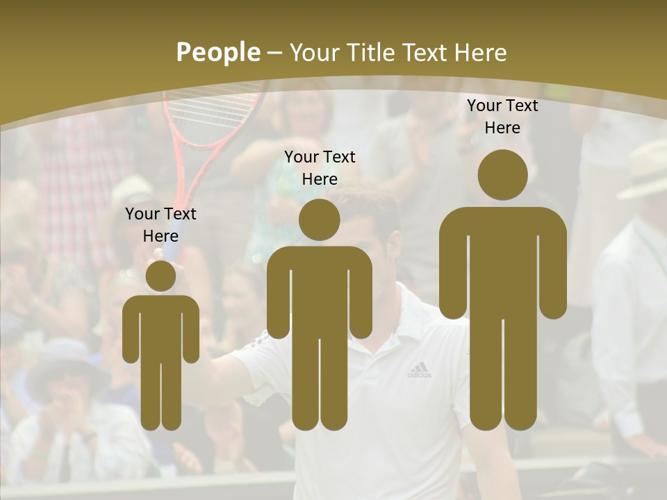 Compete Tournament White PowerPoint Template