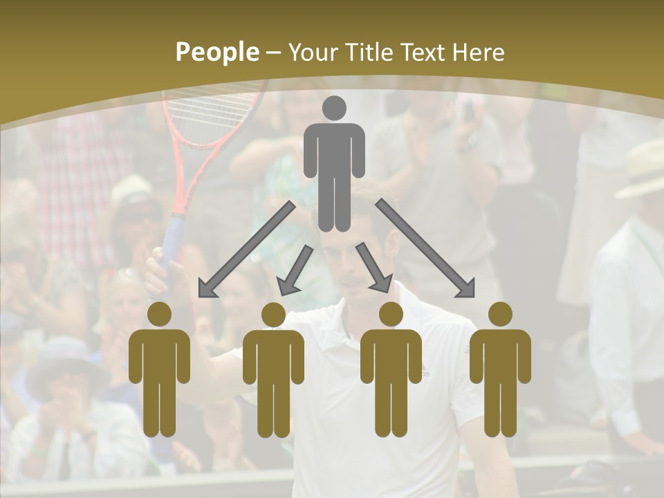 Compete Tournament White PowerPoint Template