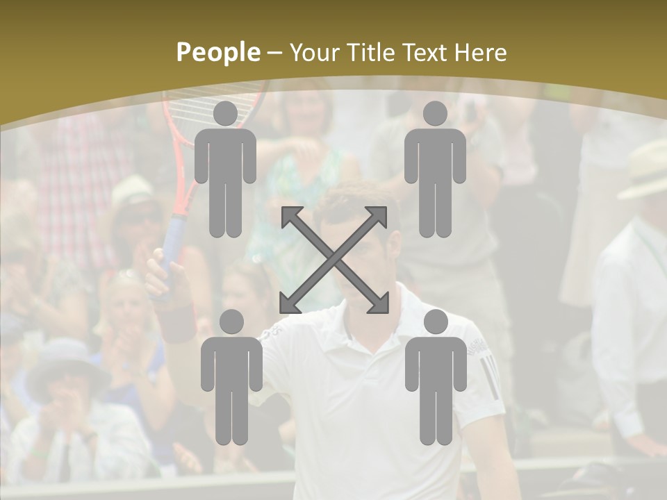 Compete Tournament White PowerPoint Template