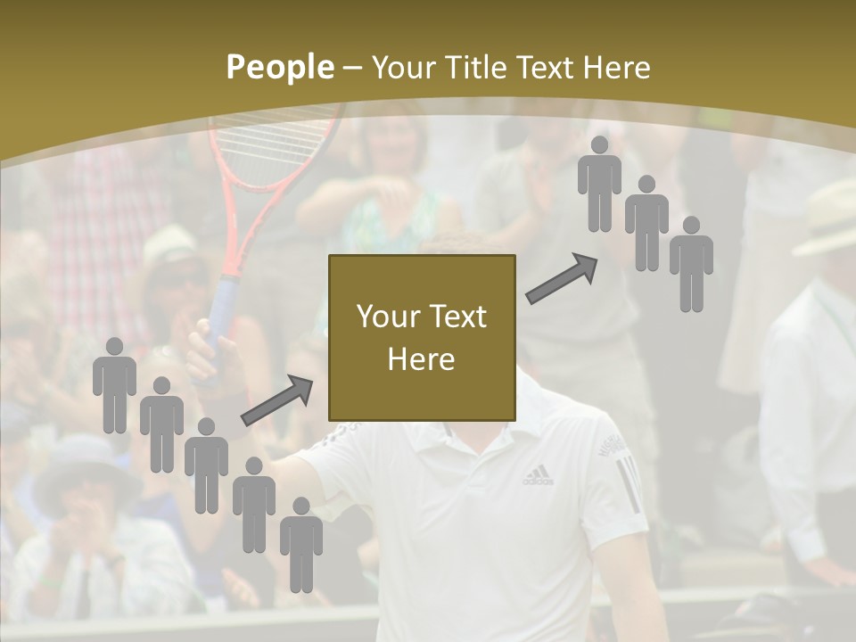 Compete Tournament White PowerPoint Template