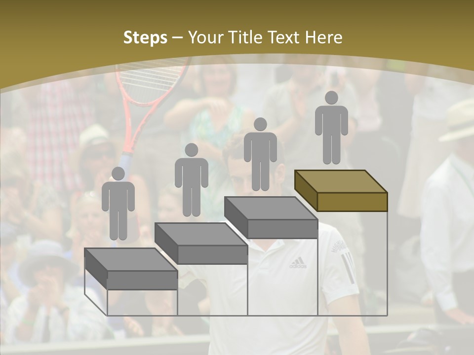 Compete Tournament White PowerPoint Template