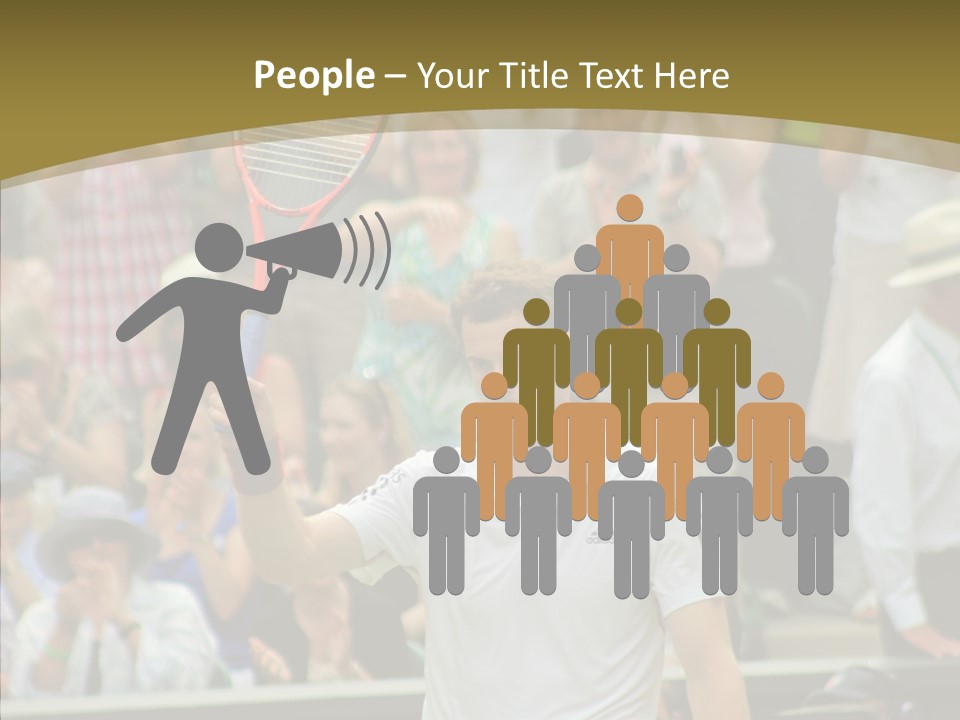 Compete Tournament White PowerPoint Template