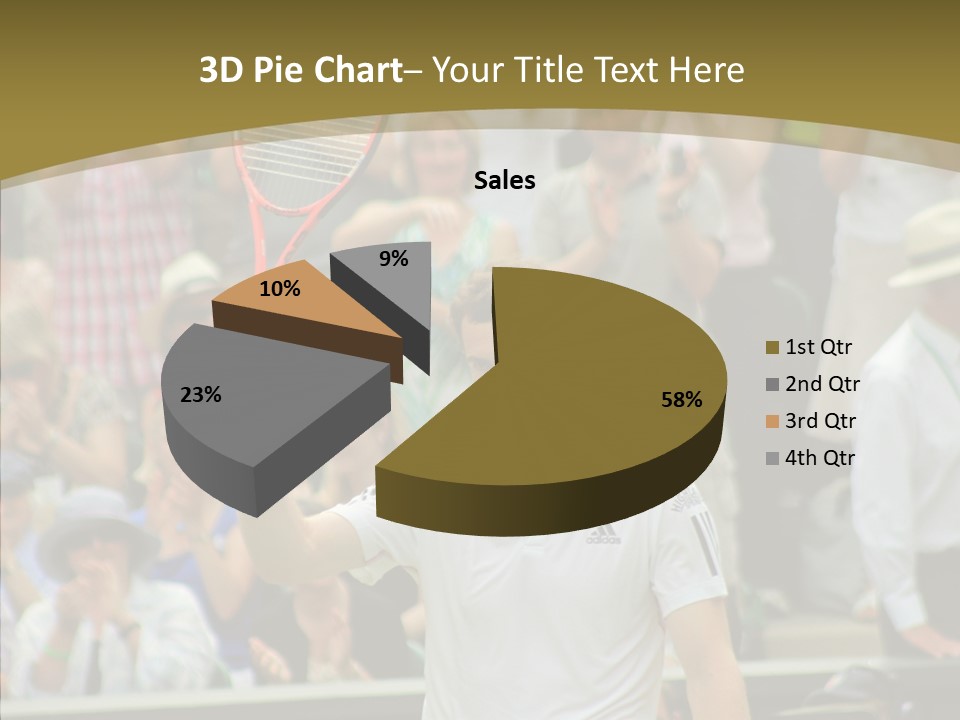 Compete Tournament White PowerPoint Template