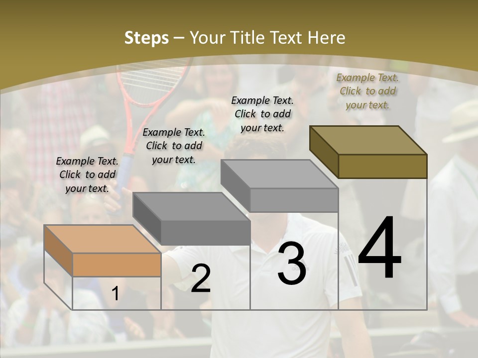 Compete Tournament White PowerPoint Template
