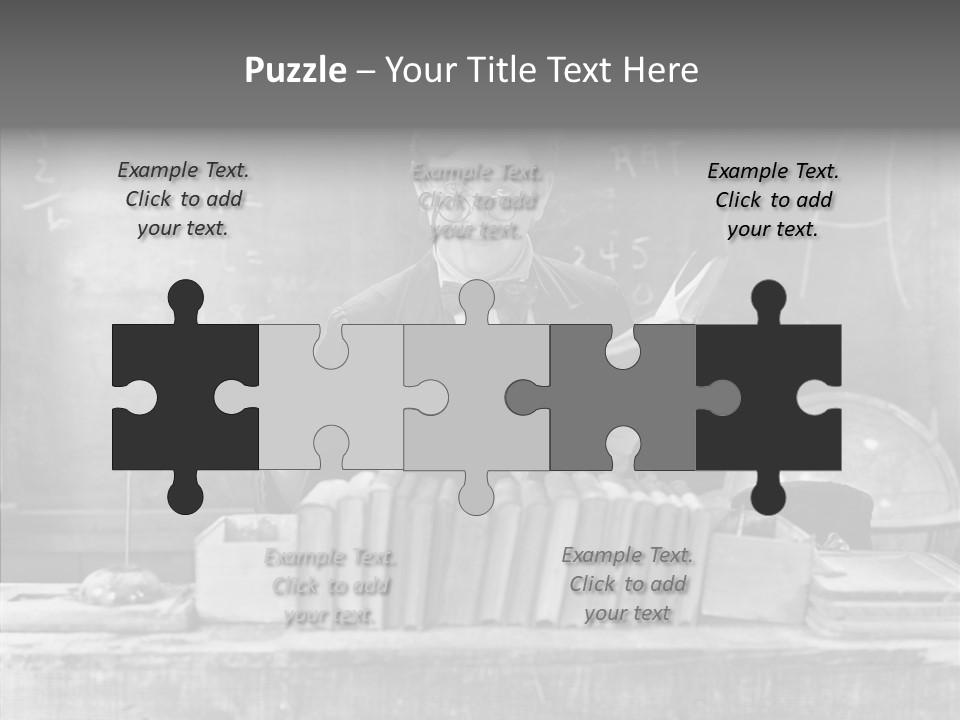 Years Man Teacher PowerPoint Template