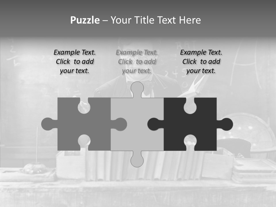 Years Man Teacher PowerPoint Template