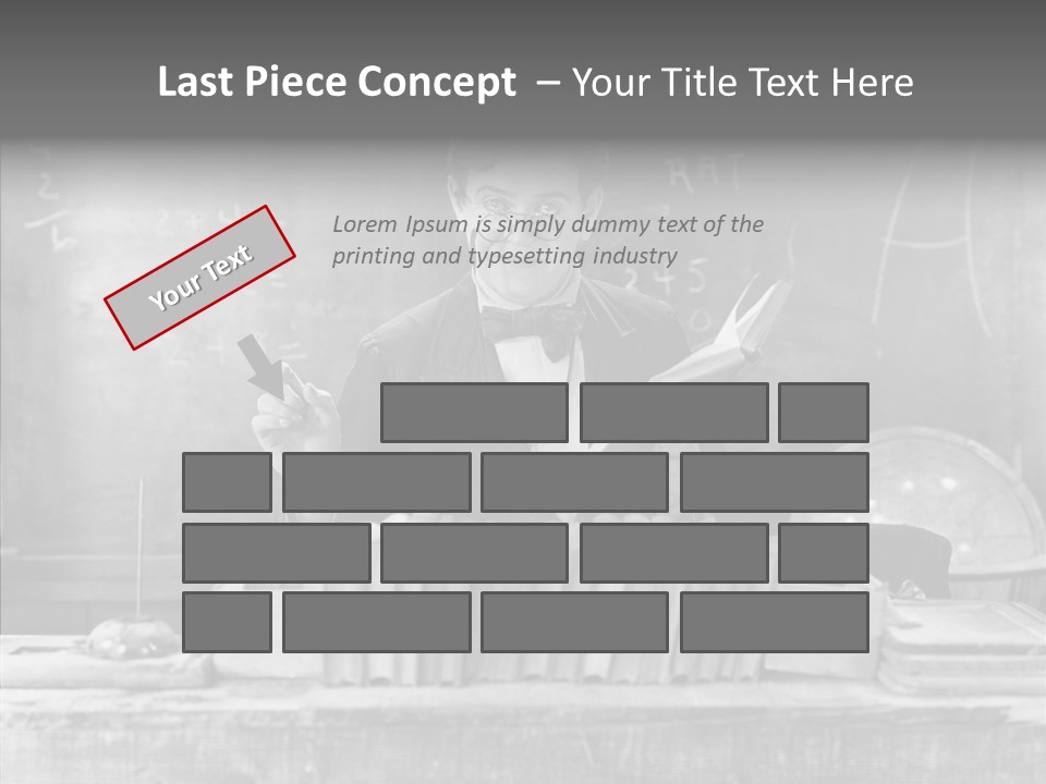 Years Man Teacher PowerPoint Template