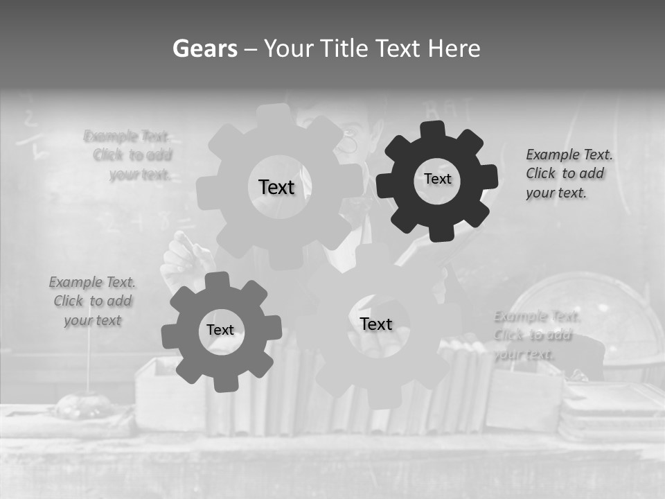 Years Man Teacher PowerPoint Template