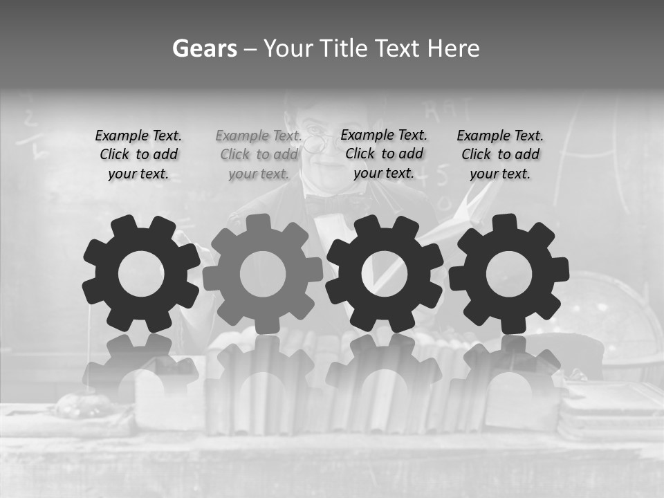 Years Man Teacher PowerPoint Template