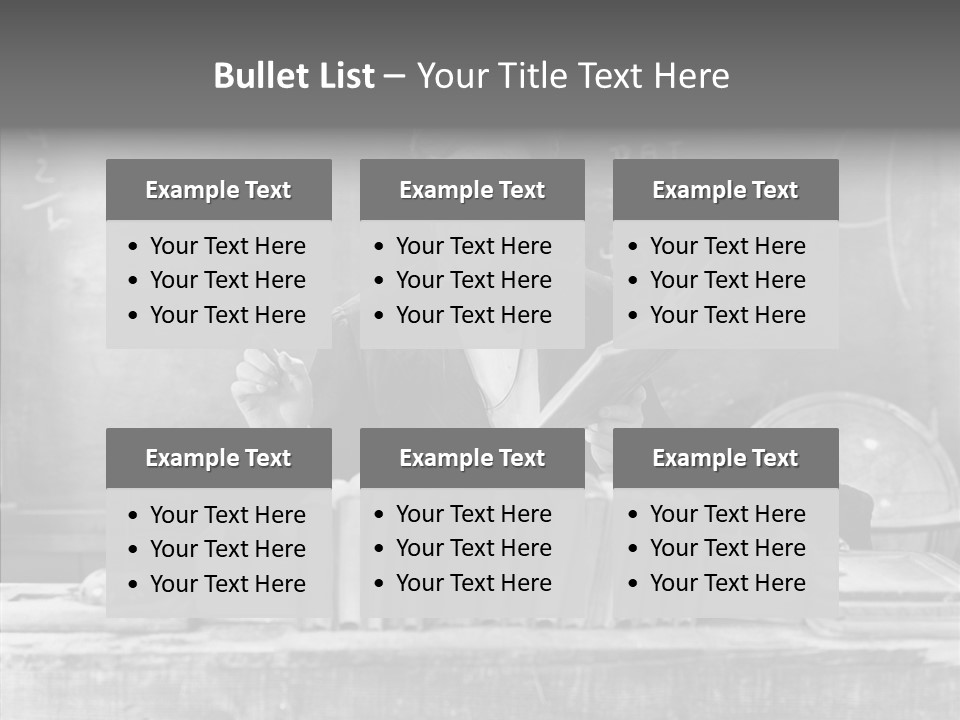 Years Man Teacher PowerPoint Template