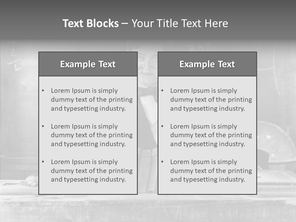 Years Man Teacher PowerPoint Template