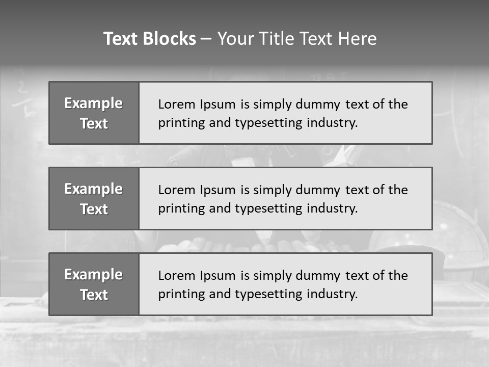 Years Man Teacher PowerPoint Template