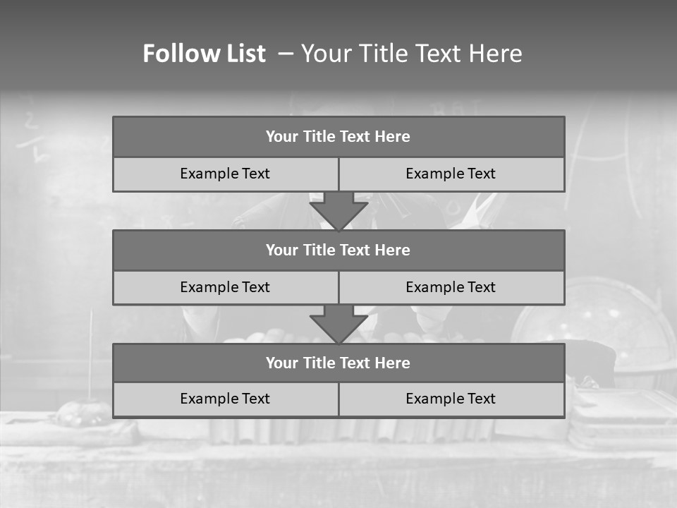 Years Man Teacher PowerPoint Template