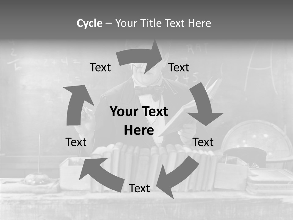 Years Man Teacher PowerPoint Template