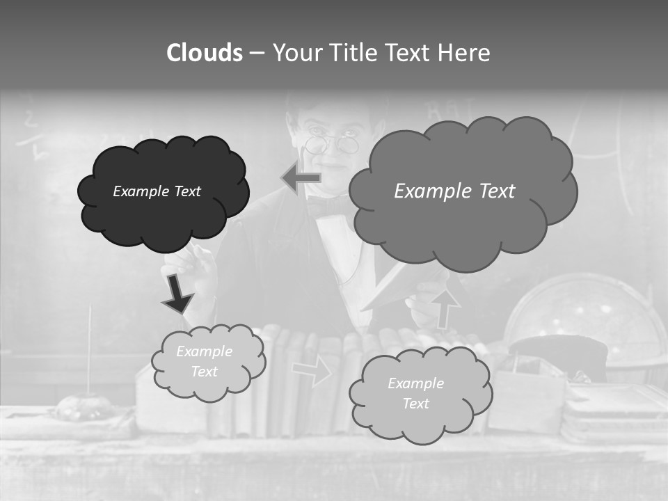 Years Man Teacher PowerPoint Template