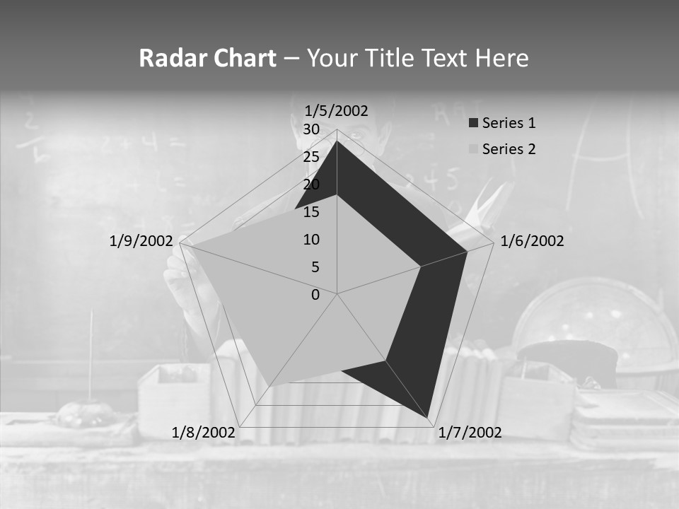 Years Man Teacher PowerPoint Template