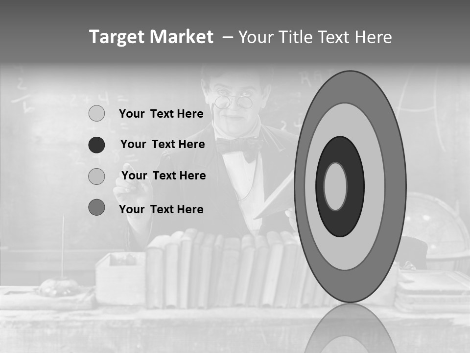 Years Man Teacher PowerPoint Template