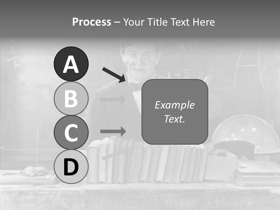 Years Man Teacher PowerPoint Template
