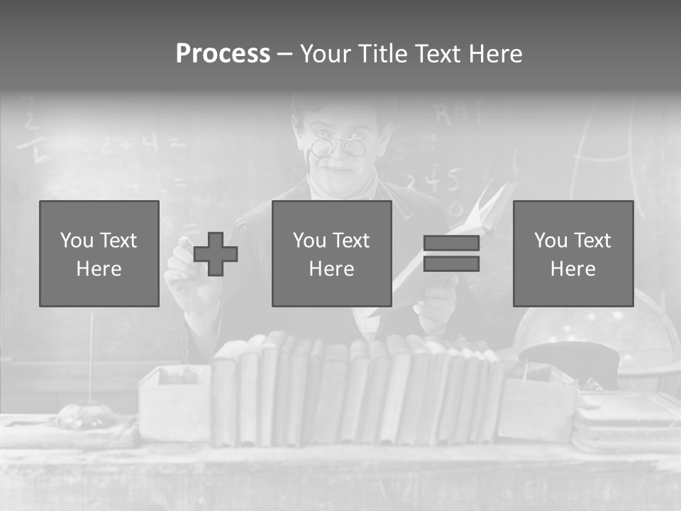 Years Man Teacher PowerPoint Template