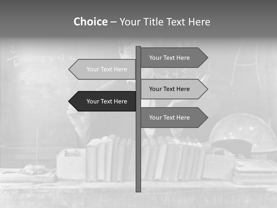 Years Man Teacher PowerPoint Template