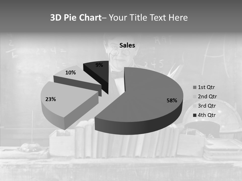 Years Man Teacher PowerPoint Template