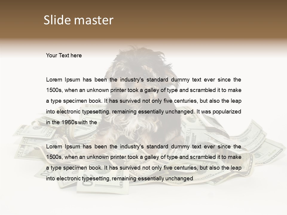 Small Card Calendar PowerPoint Template